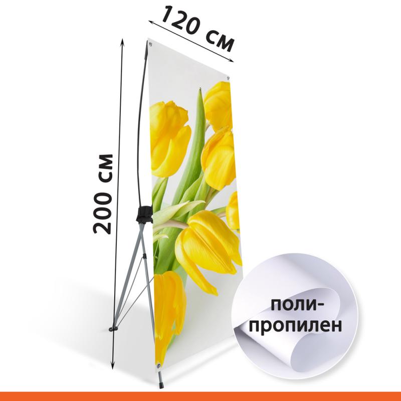 X-banner 120х200 см с полипропиленом