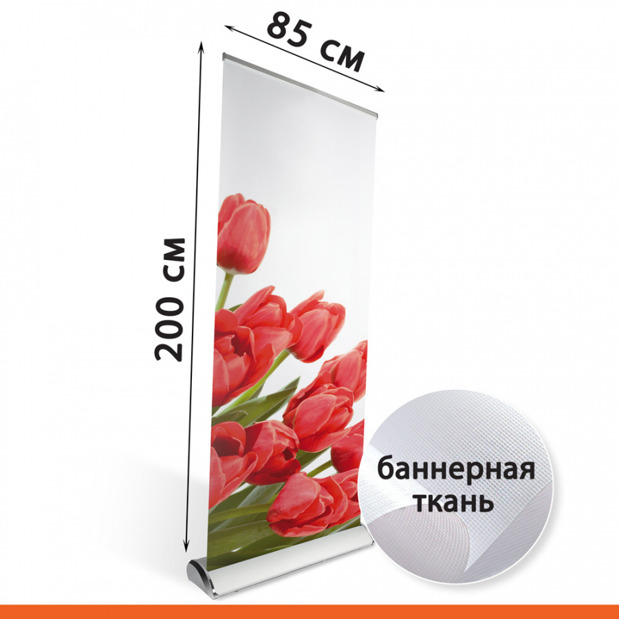 Roll up Luxury 85х200 с баннерной тканью