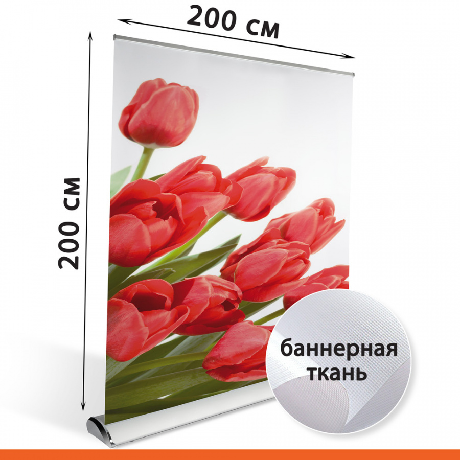 Roll Up Luxury 200х200 см с баннерной тканью