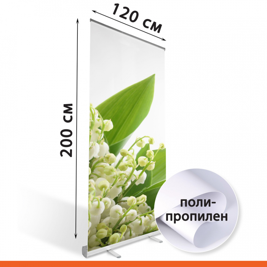 Roll up Standart 120х200 с полипропиленом